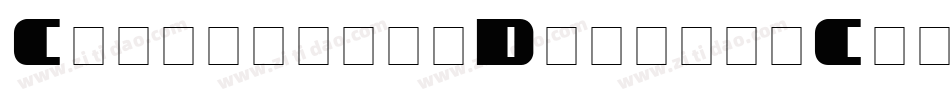 CruiselineDisplayCaps Italic字体转换